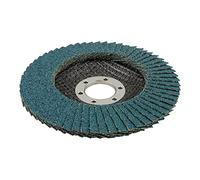 wolfcraft Disco de láminas abrasivo Ø 155 mm, 40 I 5650000 I Para el rectificado basto de superficies metálicas