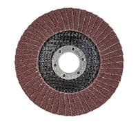 wolfcraft Disco de láminas abrasivo para metal, corindón, Ø 125 mm, 40 I 8426000