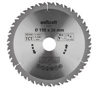Wolfcraft - Disco de sierra circular ct, 30 dientes ø190mm 6736000