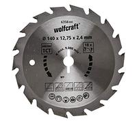 wolfcraft Disco de sierra circular de mano CT, serie verde I 6364000 I Cortes semigruesos y rápidos