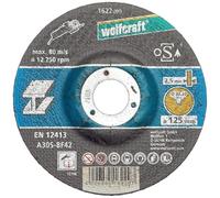 wolfcraft Disco para cortar metales, centro rebajado I 1622300