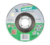wolfcraft Disco para cortar piedra con el centro rebajado I 1621300