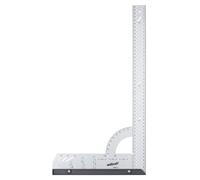 wolfcraft Escuadra universal de 500 mm I 5206000 I Para medir, trazar, dibujar y hacer cortes guiados