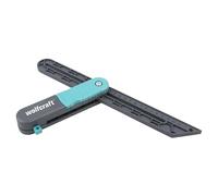 wolfcraft Falsa escuadra con función de gramil I 6958000 I Práctica herramienta para instalar suelos y construir muebles y medir ángulos para cualquier proyecto de carpintería