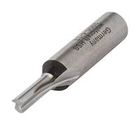 wolfcraft Fresa de ranuras HSS I 3900000 I Fresas HSS de acero rápido de alto rendimiento para fresar sobre madera blanda y dura y sobre plástico.