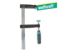 Wolfcraft gmbh sz 120-300 abrazadera de barra 30 cm negro, gris