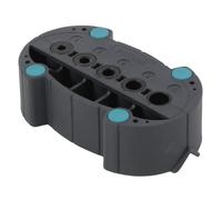 wolfcraft Guía para taladrar móvil accumobil I 4685000 I Práctica guía para taladrar fácilmente agujeros en un ángulo de 90°