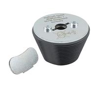 wolfcraft Guía para taladrar para sierras de corona, Ø 35-51 mm I 5950000 I Guía de sierras de corona para la ampliación centrada de taladros ya existentes