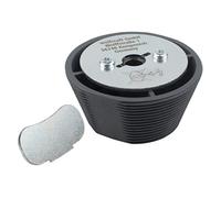 wolfcraft Guía para taladrar para sierras de corona, Ø 46-62 mm I 5951000 I Guía de sierras de corona para la ampliación centrada de taladros ya existentes