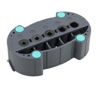 wolfcraft Guía para taladrar móvil accumobil I 4685000 I Práctica guía para taladrar fácilmente agujeros en un ángulo de 90°