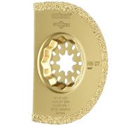 wolfcraft Hoja segmentada ˮExpertˮ recubierta de carburo de tungsteno, enganche STARLOCK I 4245000 I Para eliminar juntas de azulejos dañadas