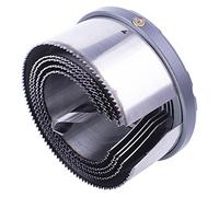 wolfcraft juego de 5 piezas de supersierras de corona I 2155000 I Sierra con 5 sierras de cambio rápido, Ø 60-95 mm, profundidad de corte 40 mm