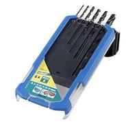 wolfcraft Juego de brocas para metal HSS, forja por laminación, Ø 2-8 mm, 6 piezas I 7105000 I Para taladrar metal