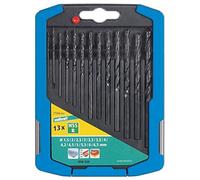 wolfcraft Juego de brocas para metal HSS, forja por laminación, Ø 1,5-6,5 mm, 13 piezas I 7104000 I Para taladrar metal