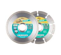 Wolfcraft juego de discos diamantados de corte, Ø 110 mm, 2 piezas i