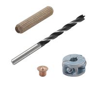 wolfcraft Juego de espigas de 28 piezas I 2917000 I Juego para realizar uniones de espigas