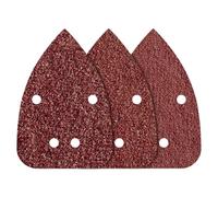 wolfcraft juego de hojas de lijar adhesivas de 10 piezas para madera/metal I 1756000