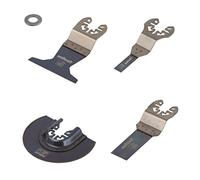 wolfcraft Juego de iniciación de sierra vibratoria para laminado ˮPROˮ 4 piezas, enganche universal I 3961000