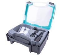 wolfcraft Juego de mecanizado de madera para amoladora angular, 4 piezas I 4400000 I Para el fresado, modelado y limado de madera sin polvo