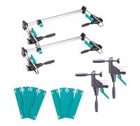 wolfcraft Juego de montaje de cerco de puerta PRO, 12 pc. - El juego completo para el montaje de puertas - 3679015