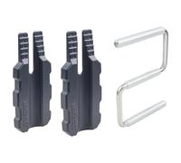wolfcraft Juego de montaje de hojas de puerta, 3 piezas I 3674000 I Para montar, ajustar y transportar puertas de forma sencilla por una sola persona