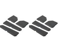 wolfcraft Juego de perfiladores de juntas, 4 piezas I 4330000 I Para alisar juntas de sellado (Paquete de 2)