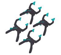 wolfcraft Juego de pinzas de carraca para bricolaje y trabajo profesional | Para aplicaciones de sujeción potente con una anchura de sujeción de 40 o 60 mm, artículo: 8625000