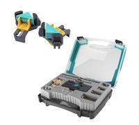 wolfcraft Juego de proyecto "Uniones angulares invisibles" - 8629000 - Para uniones atornilladas ocultas con un ángulo de 90°