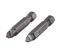 Wolfcraft juego de puntas para tornillos con perfil defectuoso, 2 piez
