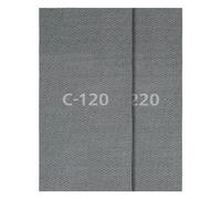 wolfcraft Juego de rejillas de lijado para placas de yeso, 115 x 280 mm, grano de 120/220, 4 piezas I 8406600 I Tejidos de rejilla para lijadora orbital o manual