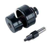 wolfcraft Juego de sierras de corona de 2 piezas, Ø 32 mm I 3761000 I Para perforar de forma sencilla y precisa los grifos del fregadero