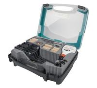 wolfcraft Juego universal de ensamblaje con espigas de madera (6/8/10 mm) I 4645000 I Kit completo para: uniones de madera I Para tableros de 12 a 30 mm, compatible con madera, MDF y contrachapado