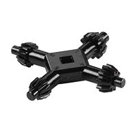 wolfcraft Llave universal para portabrocas I 2635000 I Herramienta accesoria adecuada para portabrocas de llave