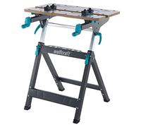 wolfcraft Mesa de sujeción y Banco para máquinas Master 750 Ergo I 6871000 I El Banco para máquinas y Mesa de sujeción con Altura Regulable