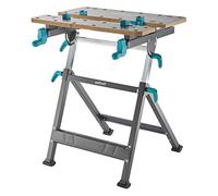 wolfcraft Mesa de Trabajo y sujeción Master 650 Ergo I 6870000 I La Mesa de Trabajo y sujeción con Altura Regulable