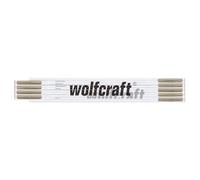 wolfcraft Metro plegable de carpintero I 5227000 I El compañero indispensable para medición en piezas de cualquier proyecto I 2 metros de largo