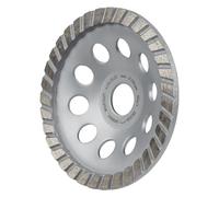 wolfcraft Muela de vaso de diamante "Standard" I 8382000 I Para lijar y fresar piedra y hormigón