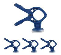 wolfcraft Pinza de resorte MINI 15 con imán I 3010000 I Ayudante versátil - ideal para el hogar y el bricolaje (Paquete de 4)