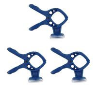 wolfcraft Pinza de resorte MINI 15 con imán I 3010000 I Ayudante versátil - ideal para el hogar y el bricolaje (Paquete de 3)