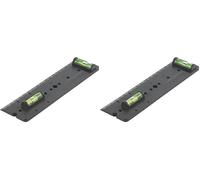 wolfcraft Plantilla para enchufes de muro hueco I 4050000 I Para la instalación de enchufes de muro hueco (Paquete de 2)