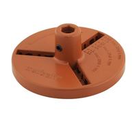 wolfcraft Plato receptor, Ø 90 mm I 3472000 I Accesorios para sierras de corona de perforación con recubrimiento de carburo de tungsteno