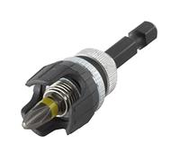 wolfcraft Portapuntas con tope de profundidad para trabajos de interior I 4055000 I Para atornillar placas de yeso con profundidad limitada