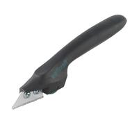 wolfcraft Rascador de Juntas para Limpiar y Quitar Mortero en Azulejos | Herramienta para renovador de juntas de 2,5 a 6 mm, incluye cuchillas y rodillo guía, limpia juntas baldosas 5570000