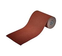 wolfcraft Rollo de papel abrasivo para madera/metal, 5 m x 115 mm, grano 120 I 1774000 I Para lijar superficies de madera y metal