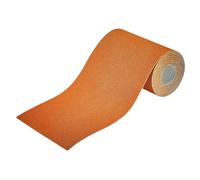 wolfcraft Rollo de papel abrasivo para madera/metal, 5 m x 115 mm, grano 80 I 1772000 I Para lijar superficies de madera y metal