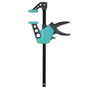 wolfcraft Sargento monomanual EASY, 300 mm I 3021000 I Para una sujeción rápida y sin esfuerzo, ideal para proyectos de bricolaje