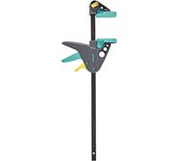 wolfcraft Sargento monomanual PRO M, 300 mm I 3457000 I Para una cómoda sujeción, ideal para proyectos de bricolaje