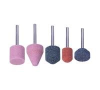 Wolfcraft - set 5 muelas lijar/pulir vastago 3mm 2142