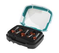 wolfcraft Set de fresas para perfiles CT de 5 pzas. I 8754000 I Para trabajos precisos de fresado con fresadora y motor de fresado estacionario.