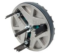 wolfcraft Sierra de corona ajustable, Ø 45-90 mm I 5977000 I Para serrar diferentes diámetros en trabajos de renovación y obras interiores